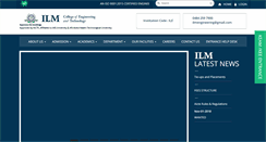 Desktop Screenshot of ilmengineeringcollege.com